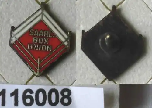emailliertes Abzeichen Saarländische Box Union um 1930 (116008)
