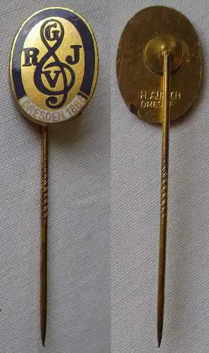 emailliertes Abzeichen Männergesangverein RGJV Dresden 1888 (129597)