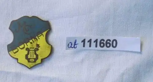 alte emaillierte Anstecknadel Männergesangverein Borna um 1925 (111660)