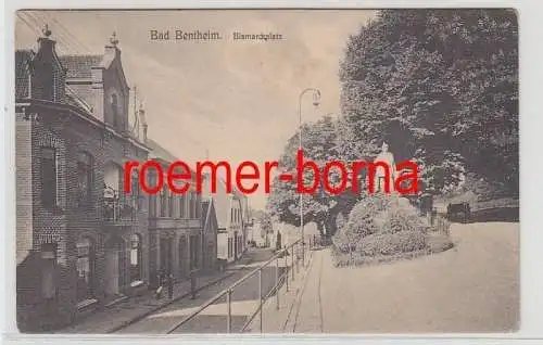 81157 Ak Bad Bentheim Bismarckplatz um 1920