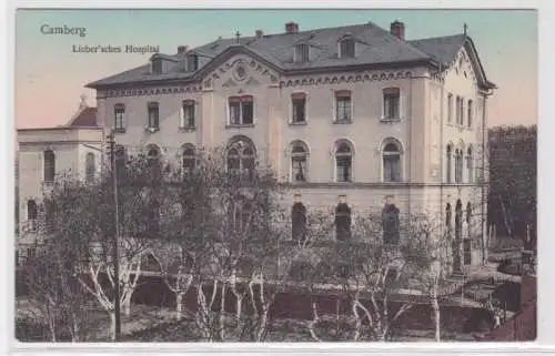 94934 Ak Camberg Außenansicht Lieber'sches Hospital 1917