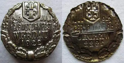 Abzeichen 19. Gauturnfest Werdau 2.-9. Juli 1922, Deutsche Turnerschaft (123009)