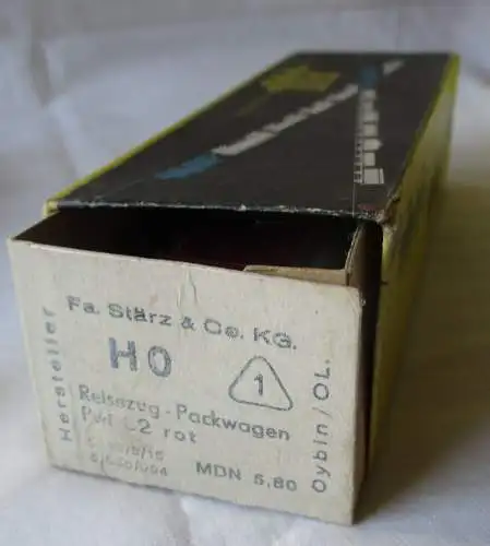 Modellbahn Spur H0 Piko DR  Reisezug-Packwagen rot (101147)