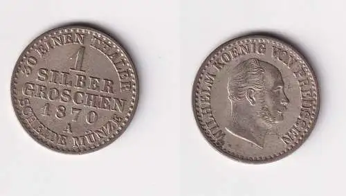 1 Silbergroschen Preussen 1870 A ss+ (170236)