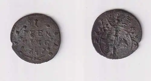 1 Pfennig Münze Fulda Amand v. Buseck 1747 ss (170466)