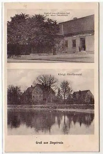 28501 Feldpost Ak Gruß aus Ziegelroda Gasthof 1915