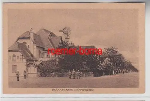 72679 Ak Altengrabow Bahnhofshotel Döritzerstraße 1918