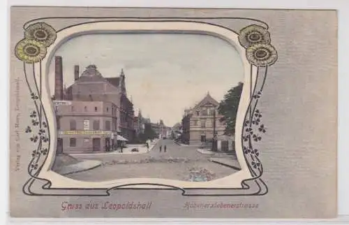 94046 Ak Gruß aus Leopoldshall Hohenerxlebenerstrasse 1916