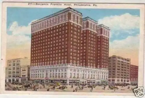 30933 Ak Philadelphia Benjamin Franklin Hotel 1938