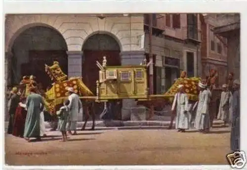31058 Ak Arabische Hochzeit Dromedarsänfte um 1920