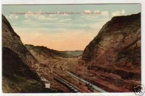 30826 Ak Panama Kanal Culebra Cut um 1910