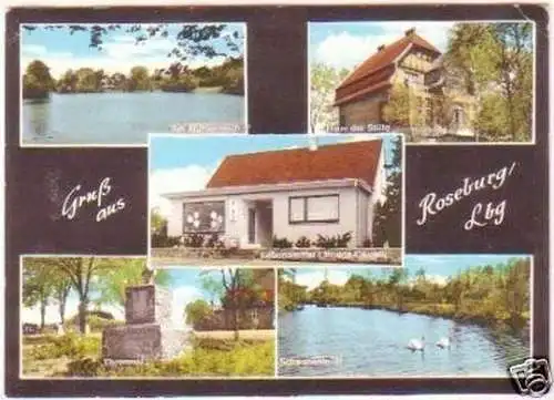 00846 Mehrbild Ak Gruß aus Roseburg in Lbg. 1971