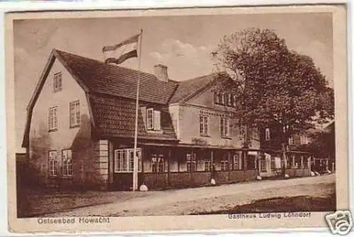 09859 Ak Ostseebad Howacht Gasthaus 1927