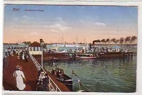 17874 Ak Kiel Reventloubrücke 1915