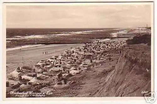 16227 Ak Nordseebad Kampen auf Sylt um 1940