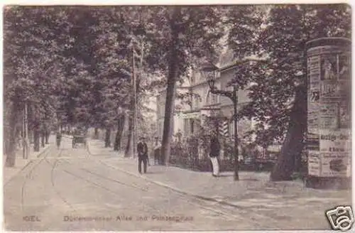 23748 Ak Kiel Düsternbrooker Allee & Prinzenpalais 1906