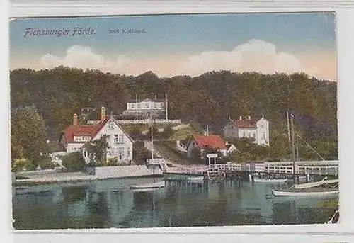 41467 Ak Flensburger Förde Bad Kollund 1918