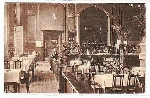 35565 Feldpost Ak Kiel Hauptbahnhof Wartesaal I. u. II. Klasse 1915