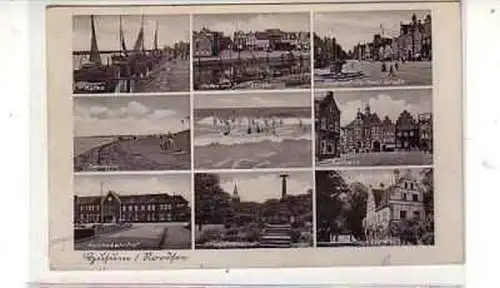 38507 Feldpost Ak Husum Nordsee 1942