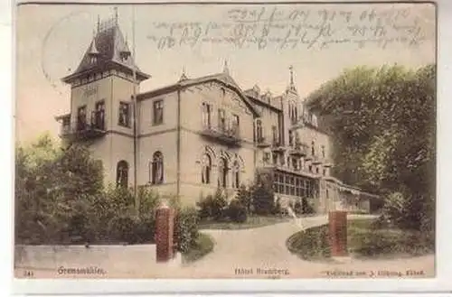54386 Ak Gremsmühlen Hotel Bramberg 1913
