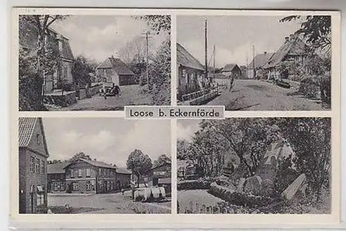 66671 Mehrbild Ak Loose bei Eckernförde Ortsansichten 1960