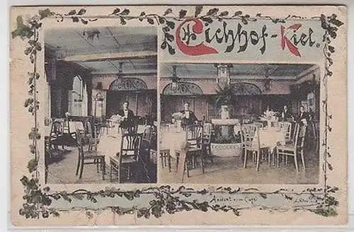 62927 Ak Eichhof Kiel Ansicht vom Café 1918