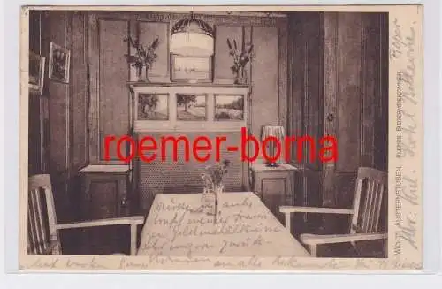 82050 Ak Kiel Wichts Austernstuben u. Porterhaus Kleines Biedermeierzimmer 1911