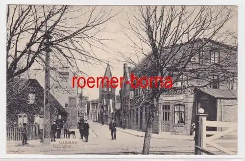 84764 Ak Garding Fischerstraße mit Hotel zur Post 1914