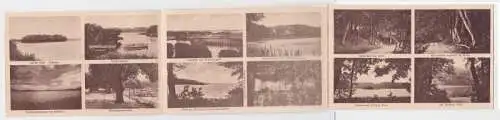 81472/3fach Klapp Karte Dieksee, Uklei um 1930
