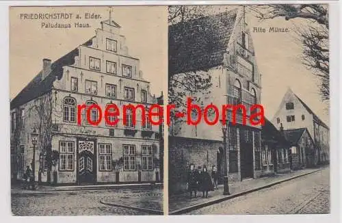 85545 Ak Friedrichstadt a. Eider Paludamus Haus, alte Münze 1925