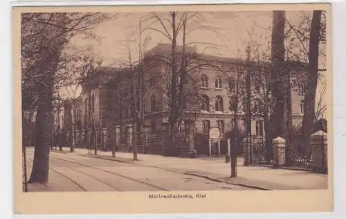 89680 AK Marineakademie, Kiel, eingezäunter Park 1929