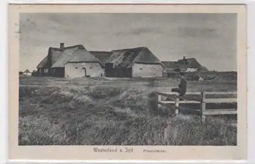 94023 AK Westerland auf Sylt - Friesenhäuser 1926