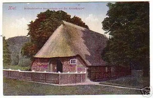 00114 Ak Kiel Holsteinisches Bauernhaus 1923