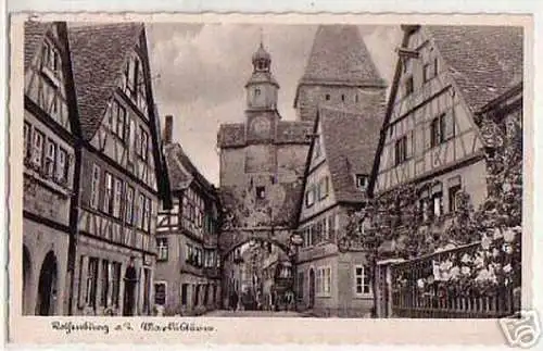00626 Feldpost Ak Rothenburg o.T. Markusbrunnen 1941