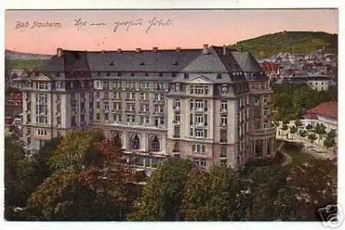 02377 Feldpost Ak Bad Naumheim Hotel 1916