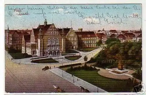 02767 Feldpost Ak Polen Posen Akademie 1915