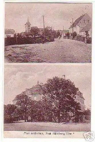 03331 Ak Martinskirchen Post Mühlberg Elbe 1930