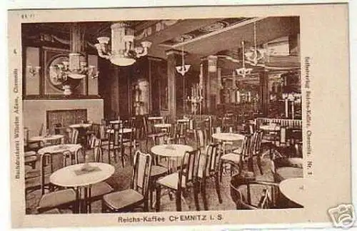 04053 Ak Reichs-Kaffee Chemnitz in Sachsen 1933