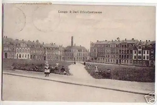 04251 Ak Meerane Lange & Carl Schieferstrasse 1908