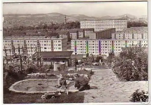 04465 Ak Arnstadt Blick vom Dornheimer Berg 1981
