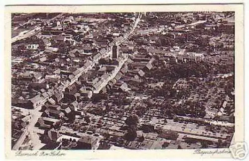 04805 Ak Fliegeraufnahme von Bismarck in Sachsen 1941