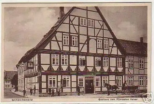 05362 Ak Gandersheim Gasthaus zu Römischen Kaiser