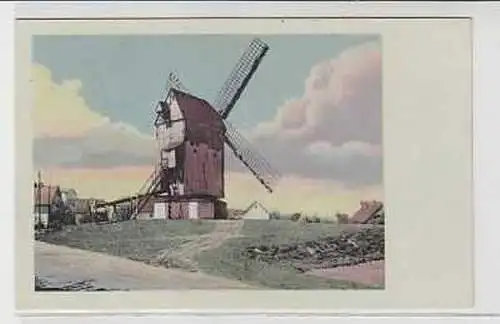 34778 Ak Ortsansicht mit Windmühle um 1920