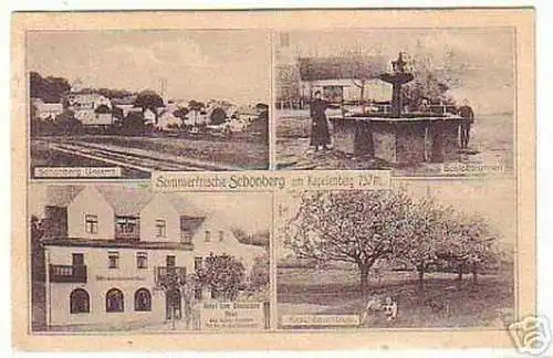 05526 Ak Sommerfrische Schönberg am Kapellenberg 1920