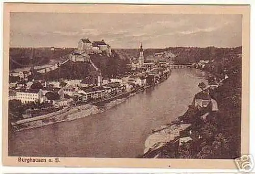 05593 Ak Burghausen a.S. Oby. Totalansicht 1926