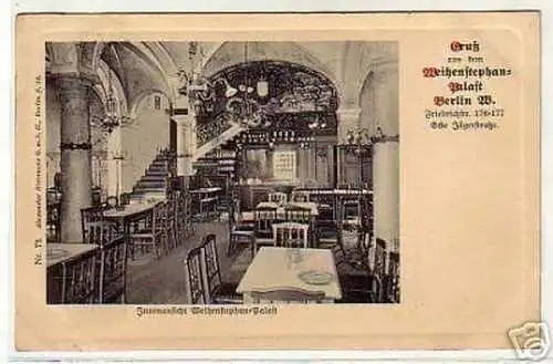 schöne Ak Berlin Gasthaus Friedrichstrasse 1913