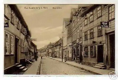 schöne Ak Bad Lauterberg im Harz Hauptstrasse um1910