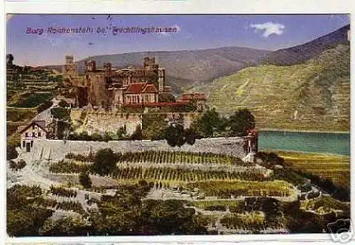 schöne Ak Burg Reichenstein bei Trechtlingshausen 1916