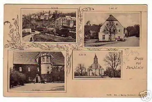 schöne Ak Gruß aus Forchheim Gasthaus um 1910