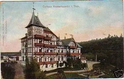 schöne Ak Kurhaus Klosterlausnitzin Thür. 1906
